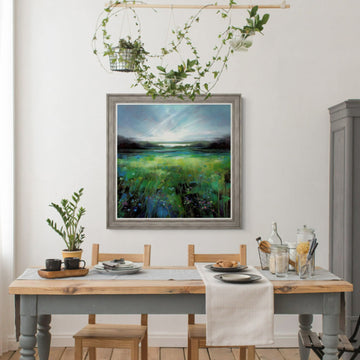 Time Stands Still Framed Canvas